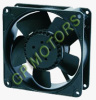 Metal AC Axial Fan with ball bearing extra rotor motor for ventilation