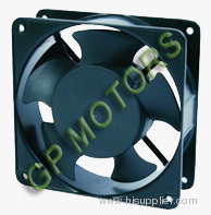 Metal AC Axial Fan with ball bearing extra rotor motor for ventilation
