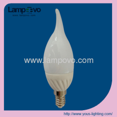 E14 SMD3014 2W LED CANDLE FLAME Bulb Light F37