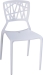 Plastic dining room outdoor side chair