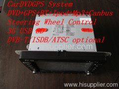 VW Car DVD GPS Sysem 3G USB SD Radio FM/AM/RDS BT Ipod MP3 Touchscreen