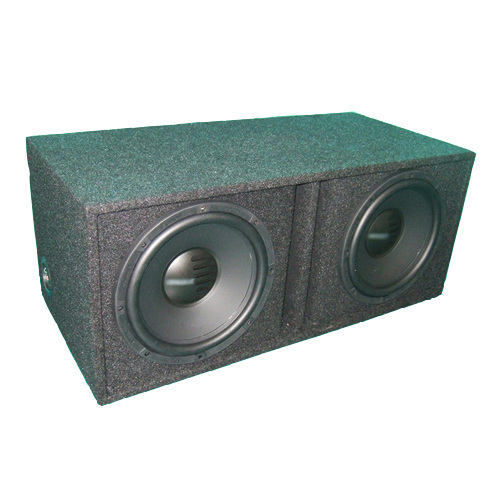 High efficiency dual car speaker cabinets