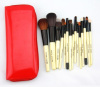 15PCS Natural wooden handle Makeup brush set