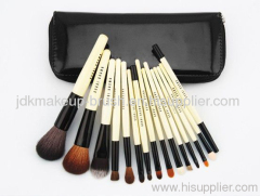 15PCS Natural wooden handle Makeup brush set