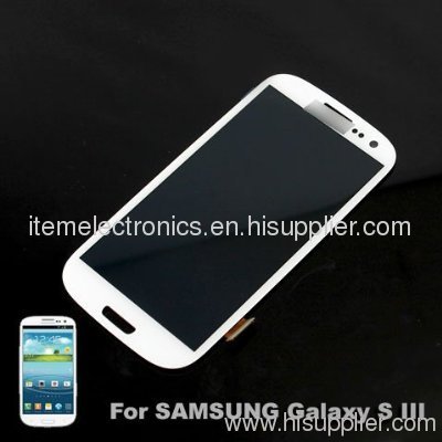 Samsung I9300 Galaxy S III Complete Screen Assembly without Bezel -White