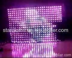wire control rgb dmx led video screen star curtain/star cloths