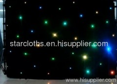 led fabric star curtain