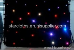 Super HOT! night club led fabric star curtain & curtains for festival