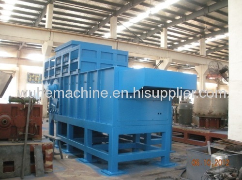 single shaft plastic shredder for big volume garbage