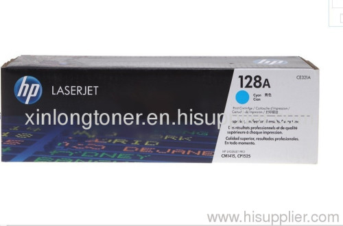 High Capacity HP 128A Cyan Original Laser Toner Cartridge Factory Direct Export at Competitive Price