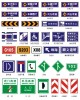 Traffic signage road construction safety and indication sign