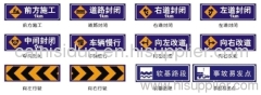 Traffic signage road construction safety and indication sign