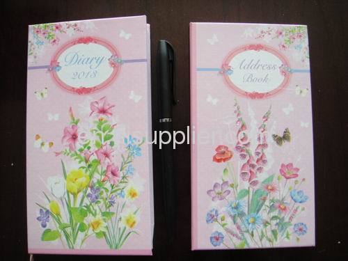 Diary and Notebook Set with pen