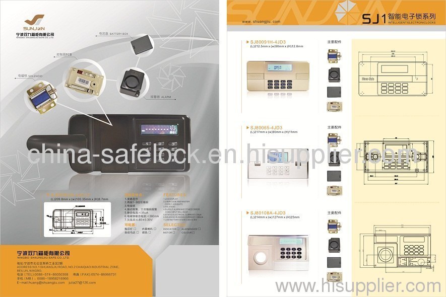 LCD cabinet file locks