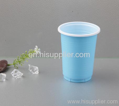 plastic cups disposable cups ecofriendly double color cups