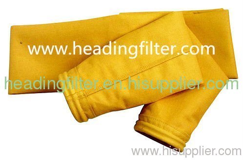 P84 nonwoven needle felt filter bag