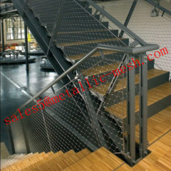 Wire rope stair mesh/Ferruled mesh for stair/Protective ss s