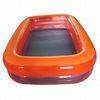 103*69*20 PVC Rectangular Inflatable Family Swimming Pool with 2-Ring for Home