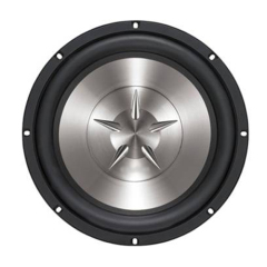 25 CM (10") SINGLE 4-OHM VOICE COIL SUBWOOFER