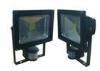 Single Color 10W / 30W AC90 - 260V IP65 LED Flood Light Fixtures With PIR Sensor
