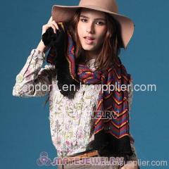 Mori Girl Fashion Bohemia Style Falbala Knitting Scarves Shawls
