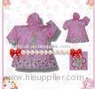 20 long Pink Childrens Hooded PVC Rainwear SFL1045