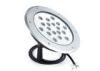 18*1W / 18*3W 12V / 24V DC IP68 Led Underwater Lights With Black / Sliver Body