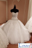 2013 brand new Satin plus lace strapless wedding dress handmade 100% factory production