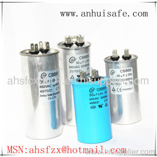 AC motor capacitor for air conditiner with UL CE ISO approve