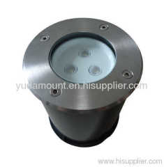 3*1w cree xte die-cast aluminium ground burried lamp