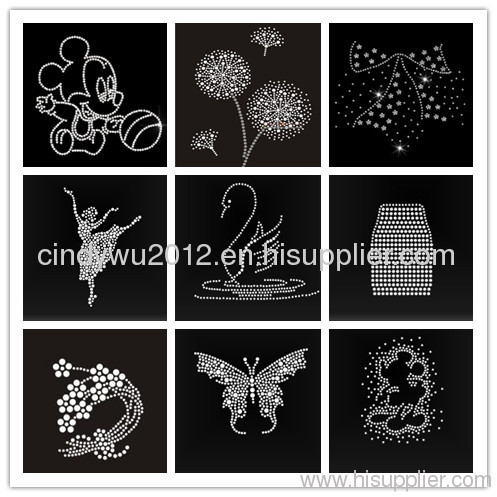 hot fix motif DMC rhinestones