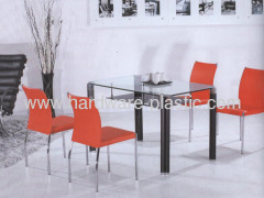 square dining table and chair set