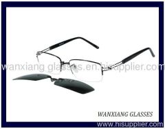 magnetic clip-on frame eyewear