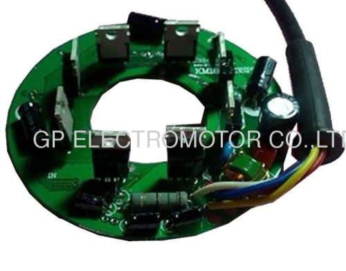 speed feedback BLDC fan motor controller with fault alarm