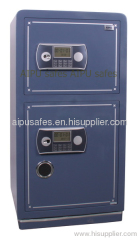 Two doors steel offce safes BGX-BD-D100LR /electronic strong box / 930 x 507 x 452 mm