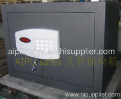 Home & Office safes YT-350E / single wall / Lazer cut door / Electronic / Black .