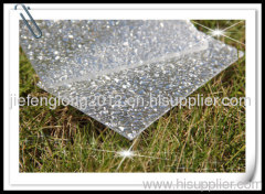 3.5mm clear polycarbonate embossed sheet for roofing