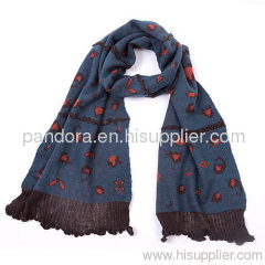 Fashion Christmas Knitting Infinity Scarf Pattern Gift For Women