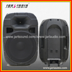 15inch full range monitor active/passive plastic speaker cabinet