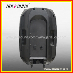 15inch full range monitor active/passive plastic speaker cabinet