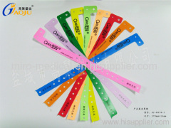 GJ-8070 L shape plastic snap locking id bracelet