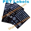 Custom black PET label printing for electronics products