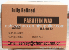 FULLY REFINED PARAFFIN WAX 60/62