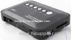 Black ABS + Plastic Cement and 720P HDTV Media Players with Multi Languages