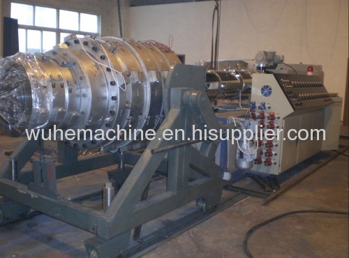 PVC conical twin screw extruder
