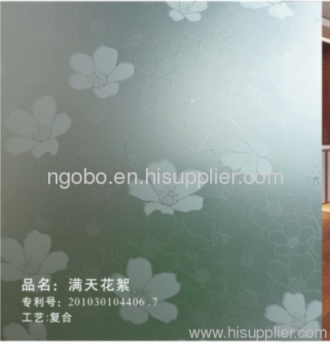 Acid etched glass GBYG-007B