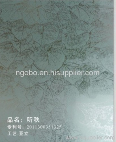 Acid etched glass GBYG-008B