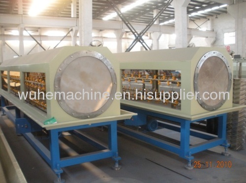 Large diameter PE pipe production line