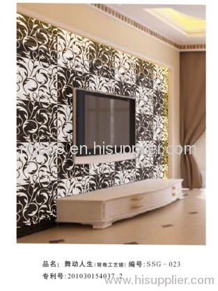 acid etched mirror glass SSG-023