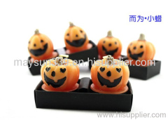 Halloween Pumpkin Candle (v-9010)